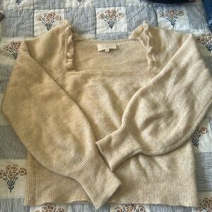 Sézane beige sweater